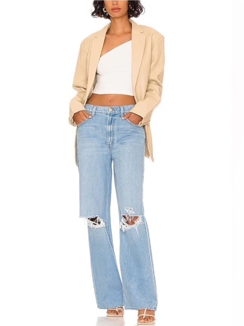 Snacks by Mother the Fun Dip Puddle Jeans Lots of Nibbles Wash Size 29 NWT